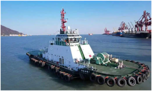 连云港港：宁波舟山港纯电拖轮开工、山东港纯电拖轮试航