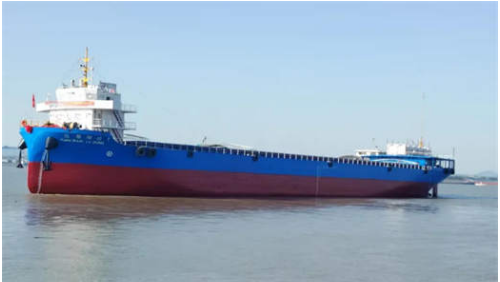 安徽首艘换罐模式LNG船舶顺利下水