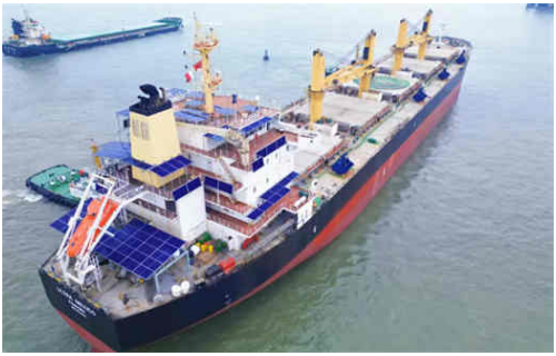 南通中远海运船务圆满完成“墨西哥”轮改装工程