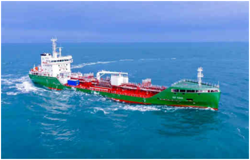 芜湖造船又一艘智能、绿色、高端化学品船交付