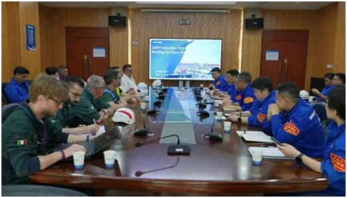 国产大型邮轮H1509船USPH第三方首次检查圆满完成